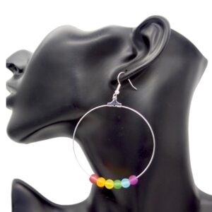 Glass (Tiny) Hoop Earrings