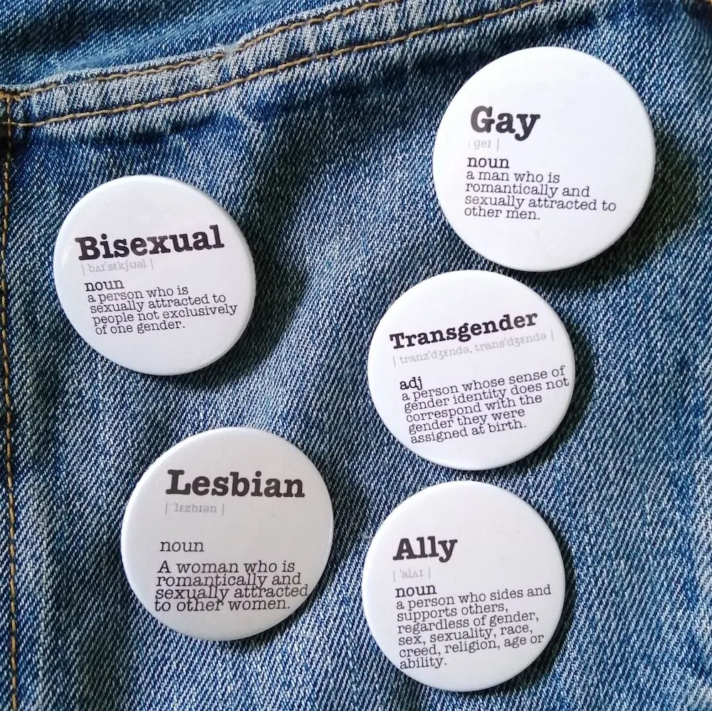 Vintage Style Button Badge – Feminist Meaning