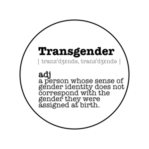 Vintage Style Button Badge – Transgender Meaning